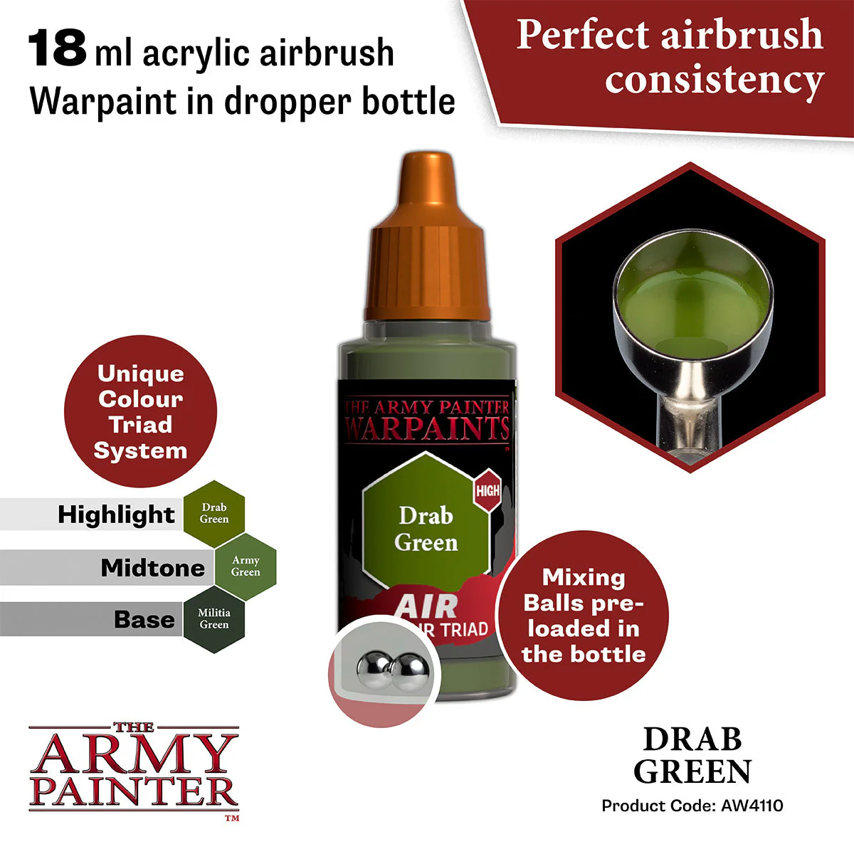 Warpaints Air: Drab Green - Image 2