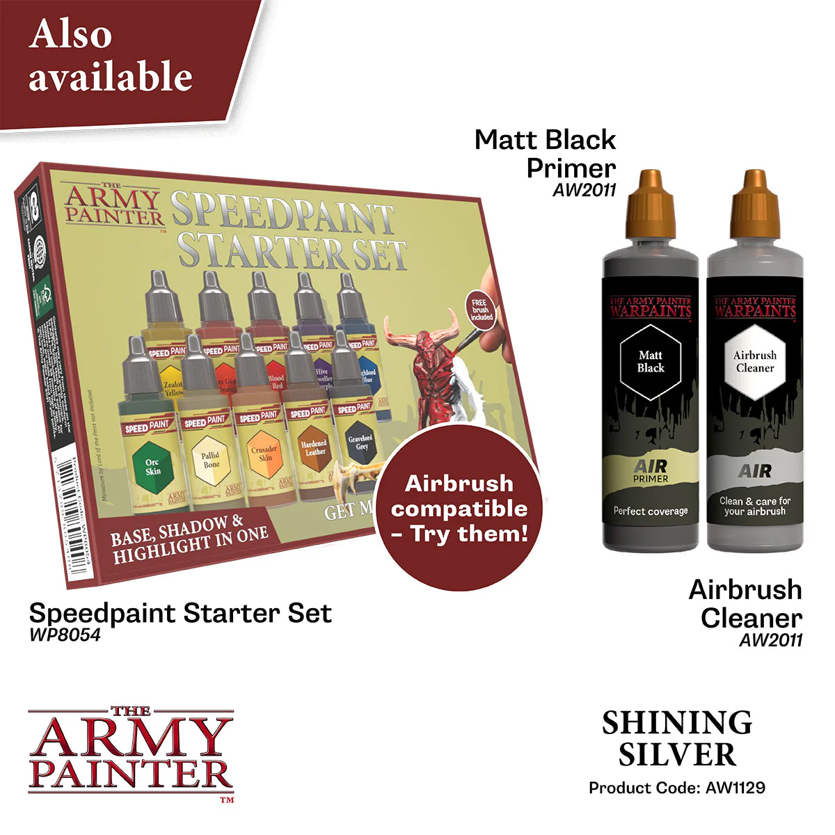 Warpaints Air Metallics: Shining Silver - Image 6
