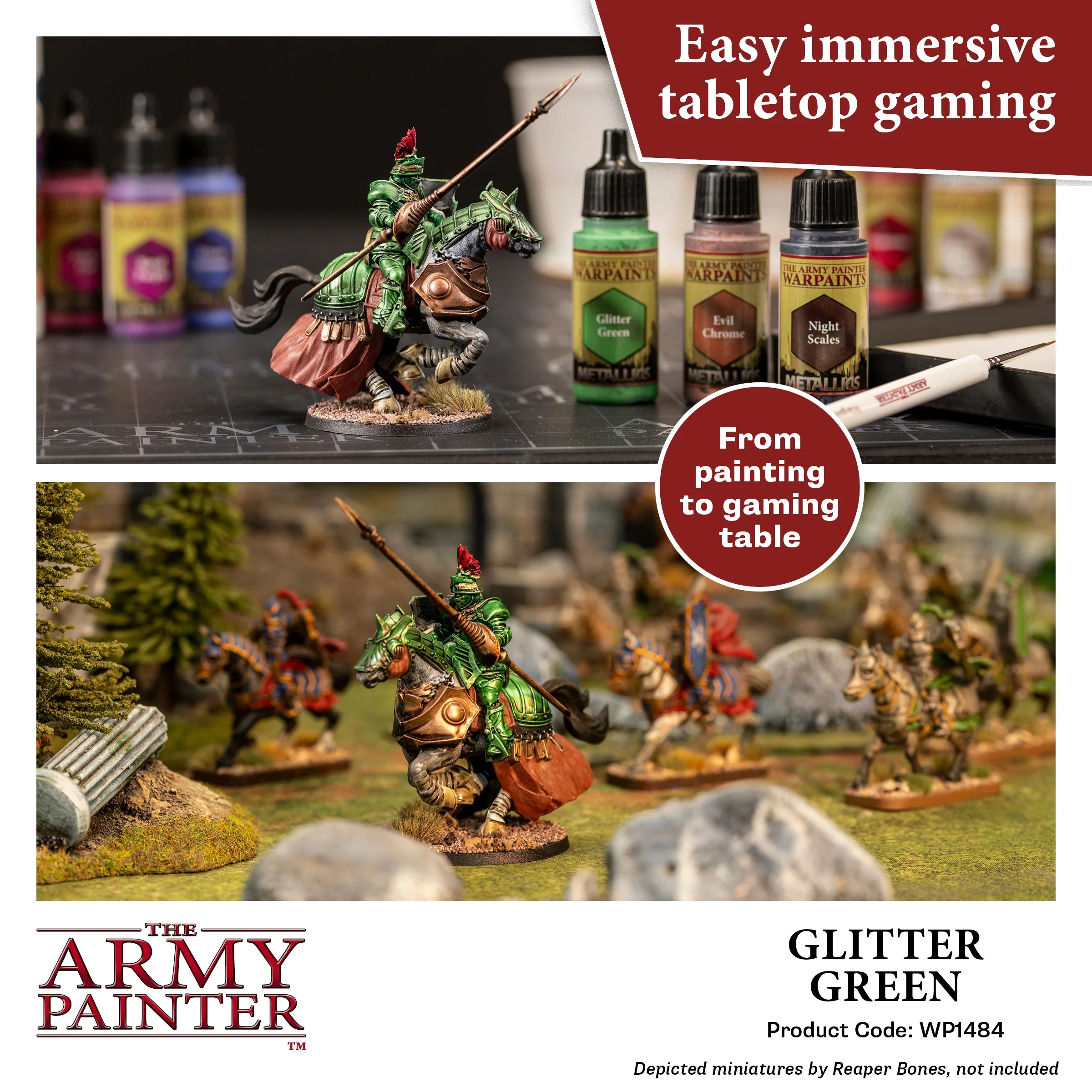 Warpaints Metallics: Glitter Green - Image 4